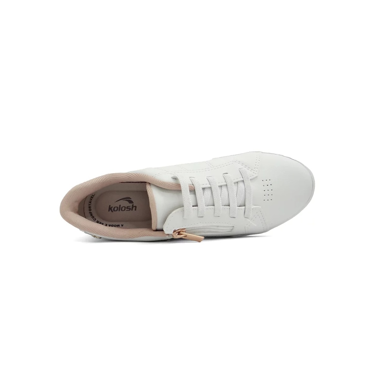 Tênis Kolosh Casual Feminino C3008 Off White/Dust Tênis Kolosh Casual Feminino C3008 Off White/Dust