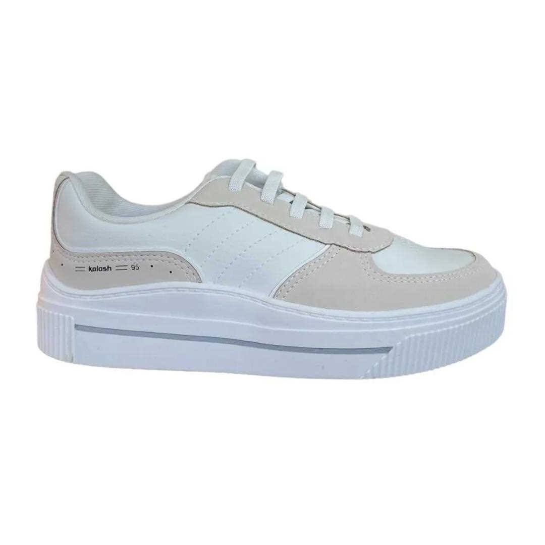 Tênis Kolosh Casual Feminino C3381 Off White Tênis Kolosh Casual Feminino C3381 Off White