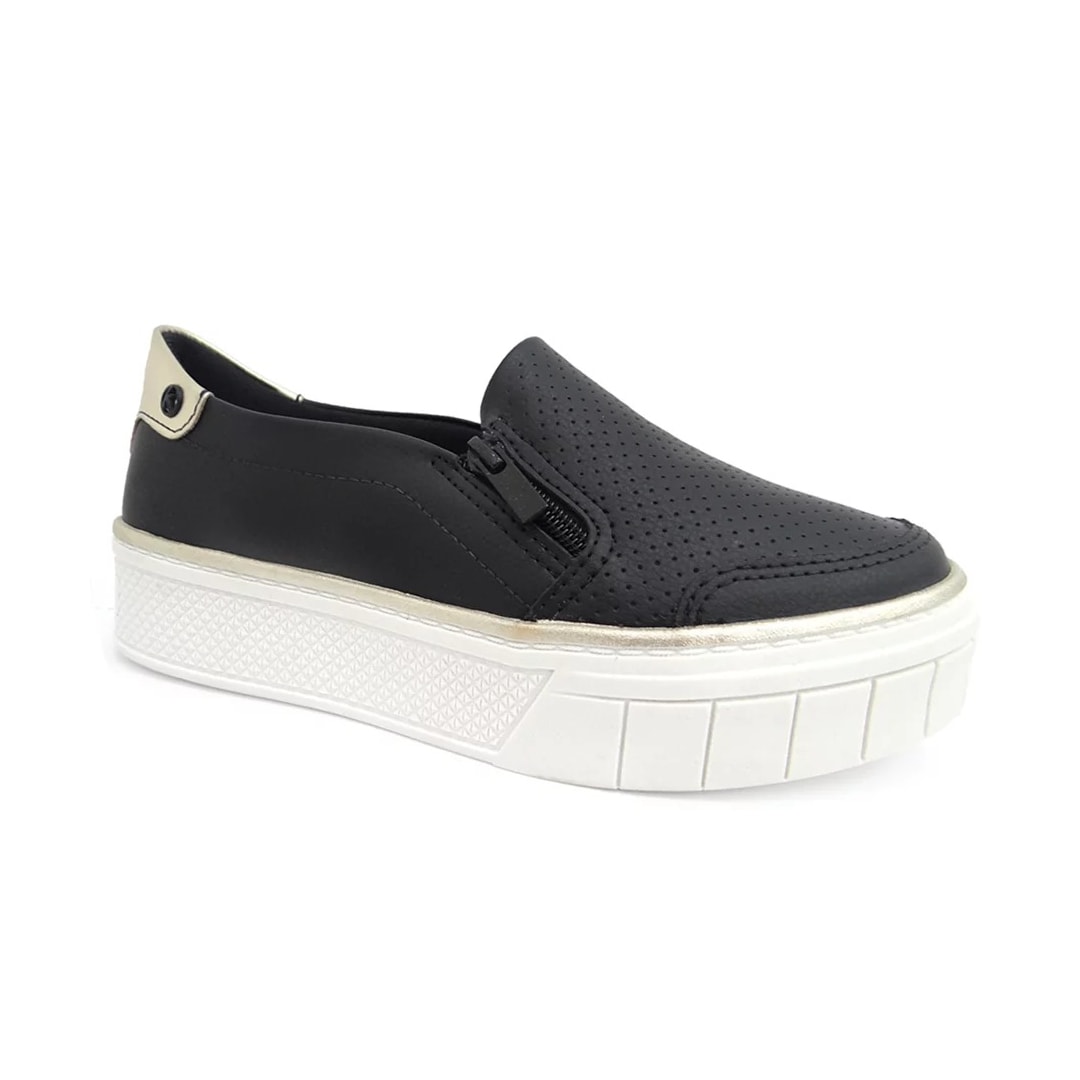 Tênis Kolosh Casual Iate Plataforma C3035 Preto