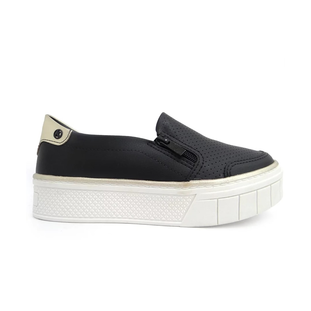 Tênis Kolosh Casual Iate Plataforma C3035 Preto