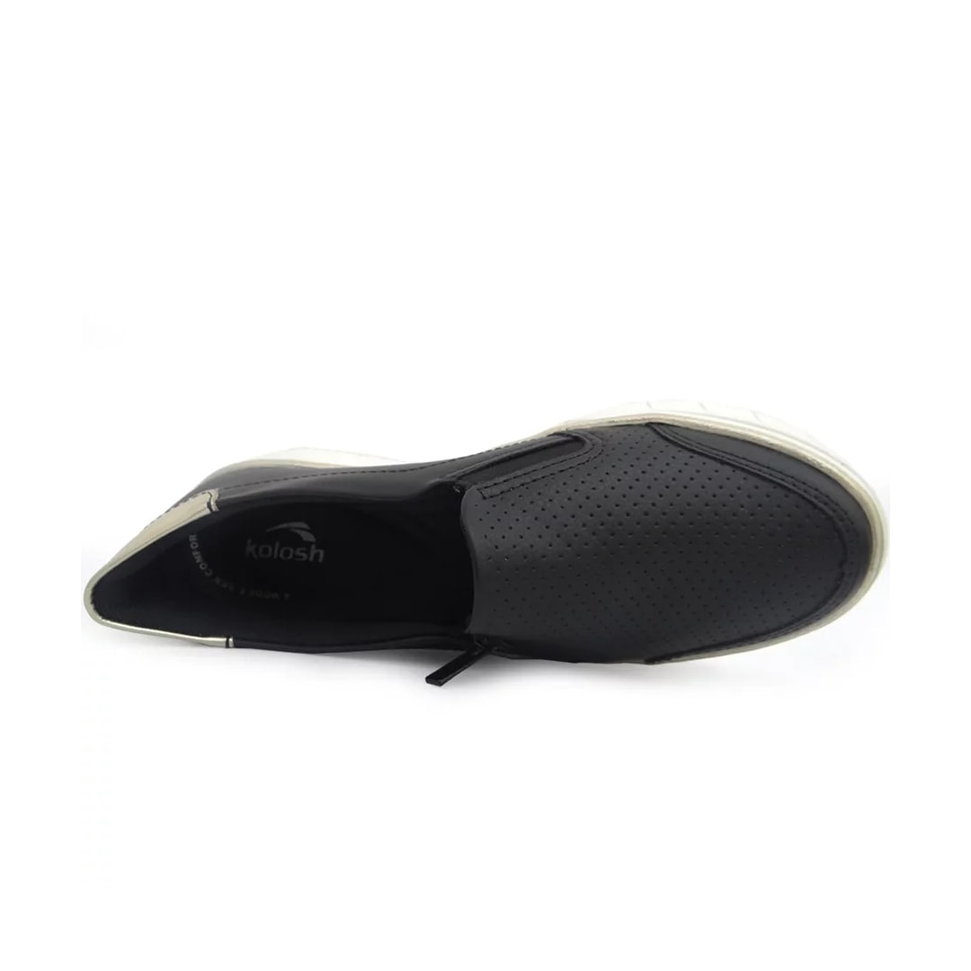 Tênis Kolosh Casual Iate Plataforma C3035 Preto