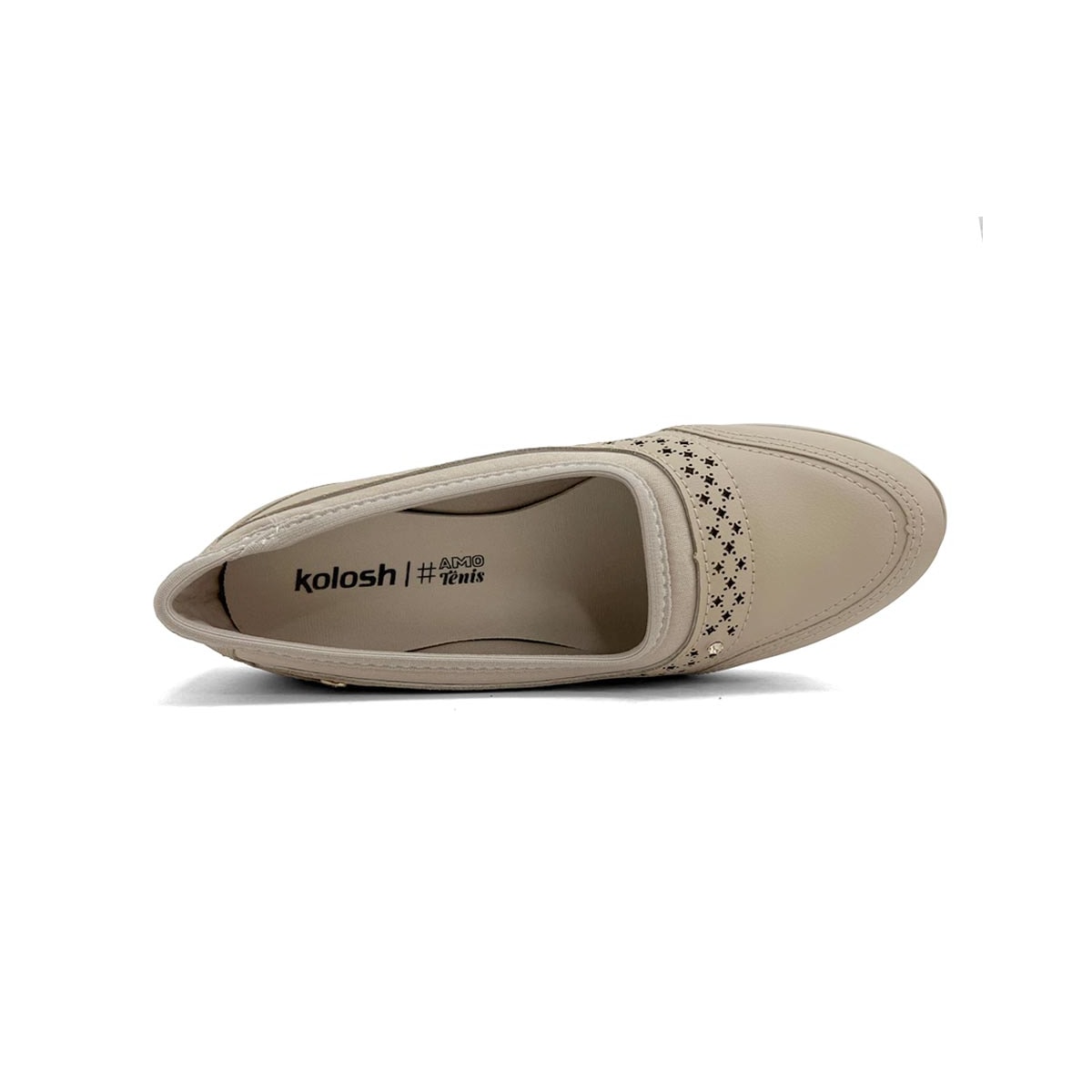 Tênis Kolosh Casual Slip-On C2744a Macchiato Tênis Kolosh Casual Slip-On C2744a Macchiato