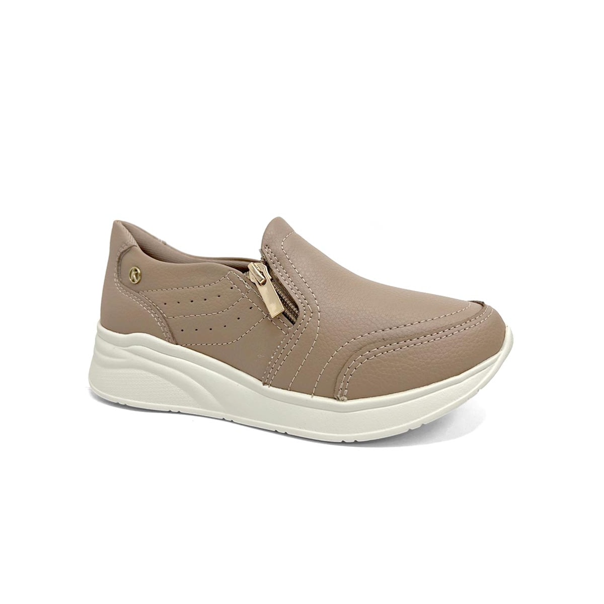 Tênis Kolosh Feminino Casual C3989 Capuccino