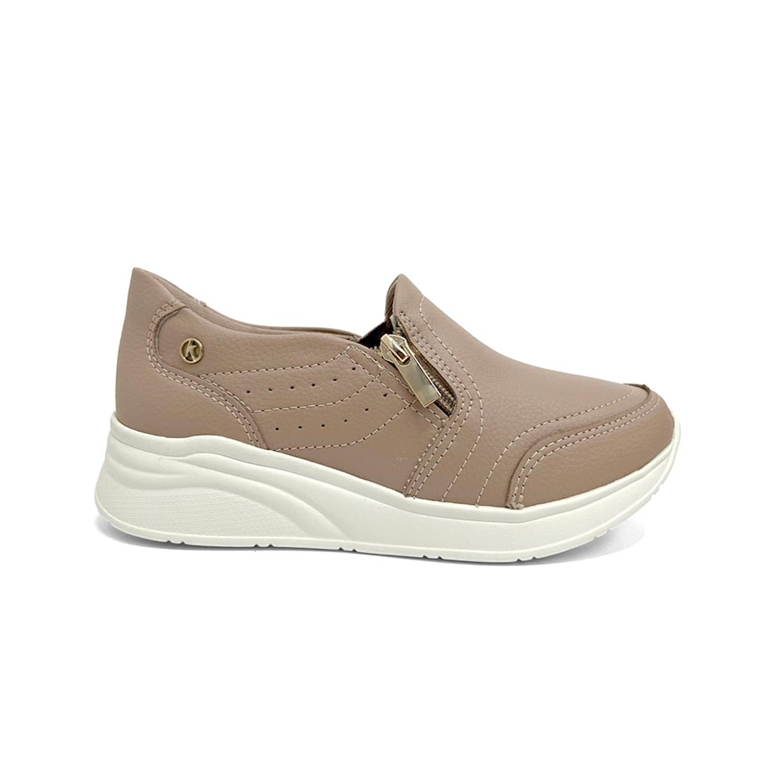Tênis Kolosh Feminino Casual C3989 Capuccino