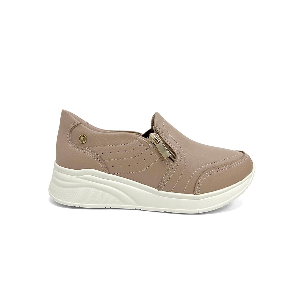 Tênis Kolosh Feminino Casual C3989 Capuccino Tênis Kolosh Feminino Casual C3989 Capuccino