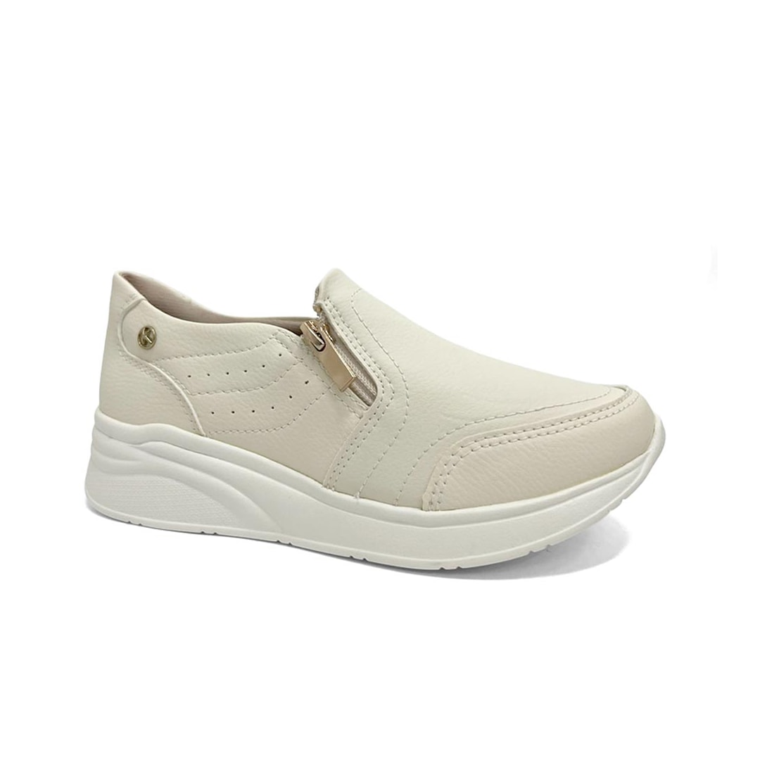 Tênis Kolosh Feminino Casual C3989 Cream Tênis Kolosh Feminino Casual C3989 Cream