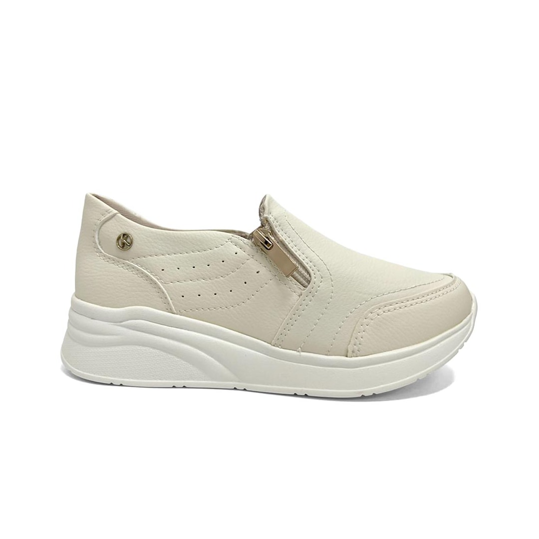 Tênis Kolosh Feminino Casual C3989 Cream