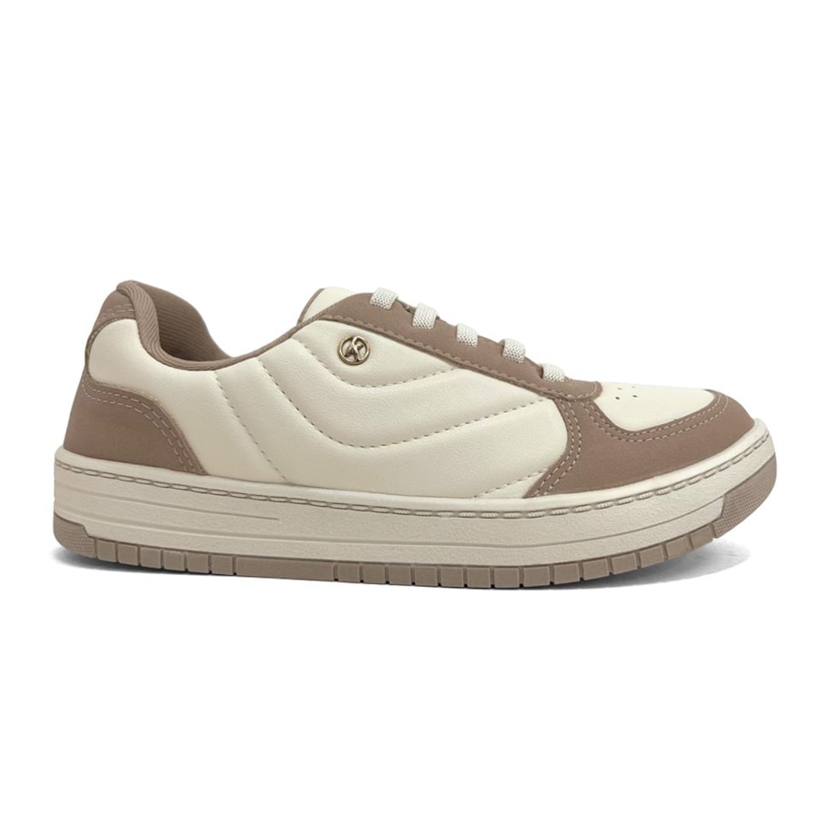 Tênis Kolosh Feminino Casual C4162 Capuccino