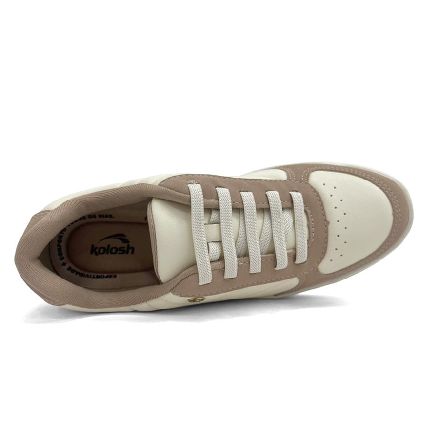 Tênis Kolosh Feminino Casual C4162 Capuccino Tênis Kolosh Feminino Casual C4162 Capuccino