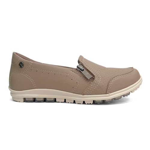 Detalhe - Tênis Kolosh Feminino Casual Slip-On C0529a Capuccino