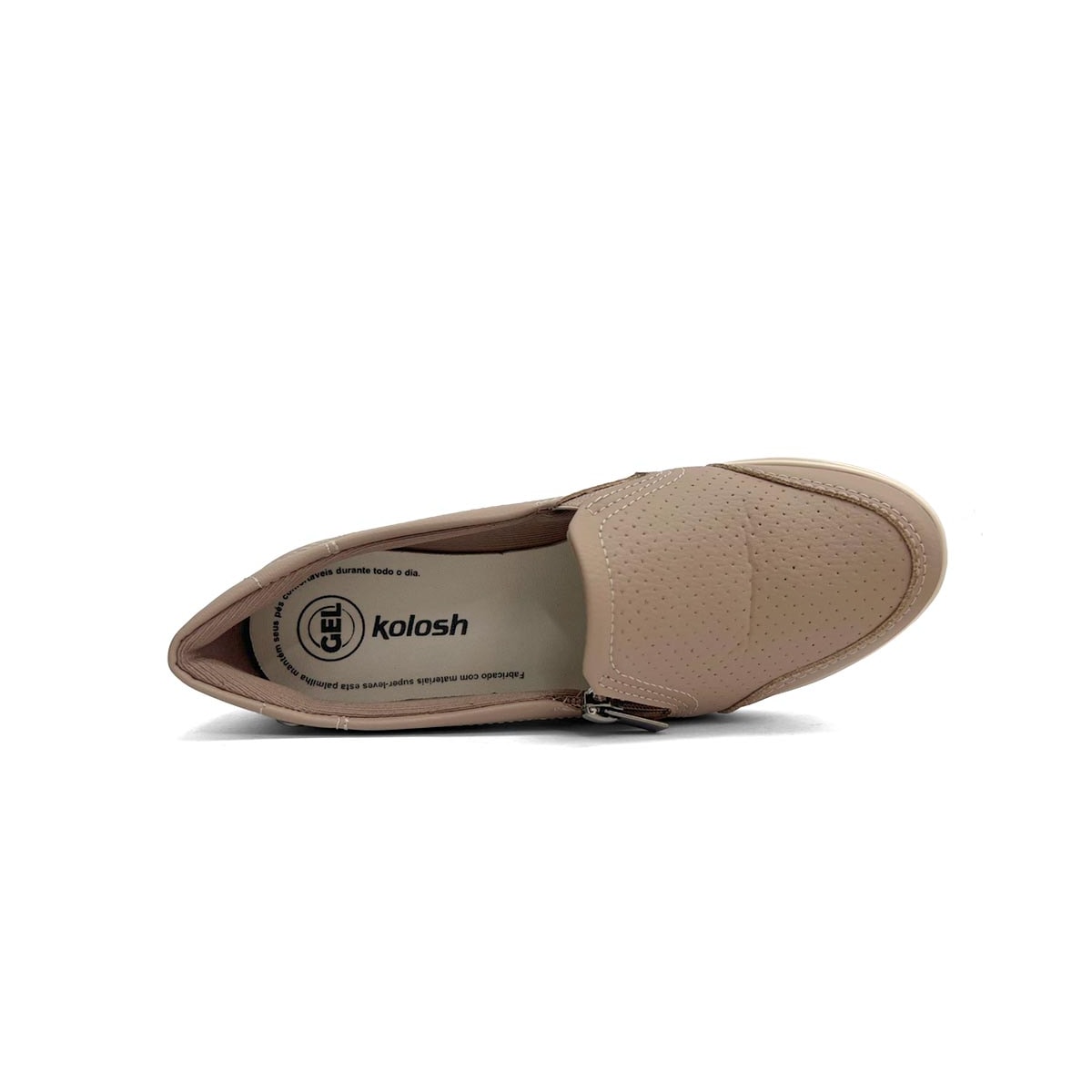 Tênis Kolosh Feminino Casual Slip-On C0529a Capuccino Tênis Kolosh Feminino Casual Slip-On C0529a Capuccino