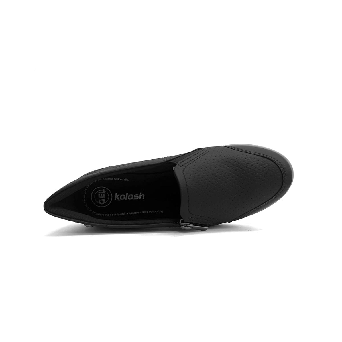 Tênis Kolosh Feminino Casual Slip-On C0529a Preto Tênis Kolosh Feminino Casual Slip-On C0529a Preto