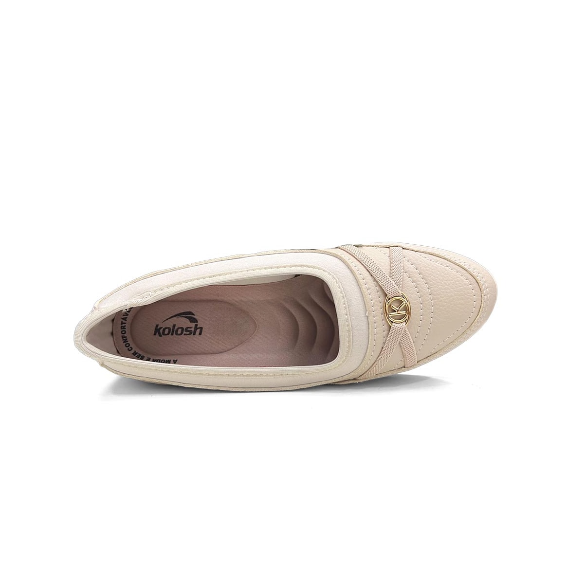 Tênis Kolosh Feminino Casual Slip-On C2742A Tule Tênis Kolosh Feminino Casual Slip-On C2742A Tule