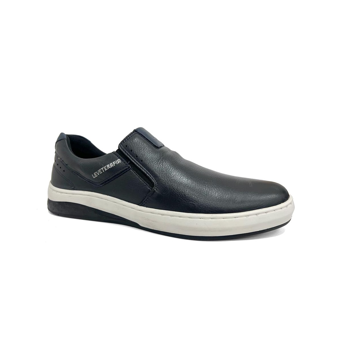 Tênis Leveterapia Casual Masculino Couro 45702 Marine Tênis Leveterapia Casual Masculino Couro 45702 Marine