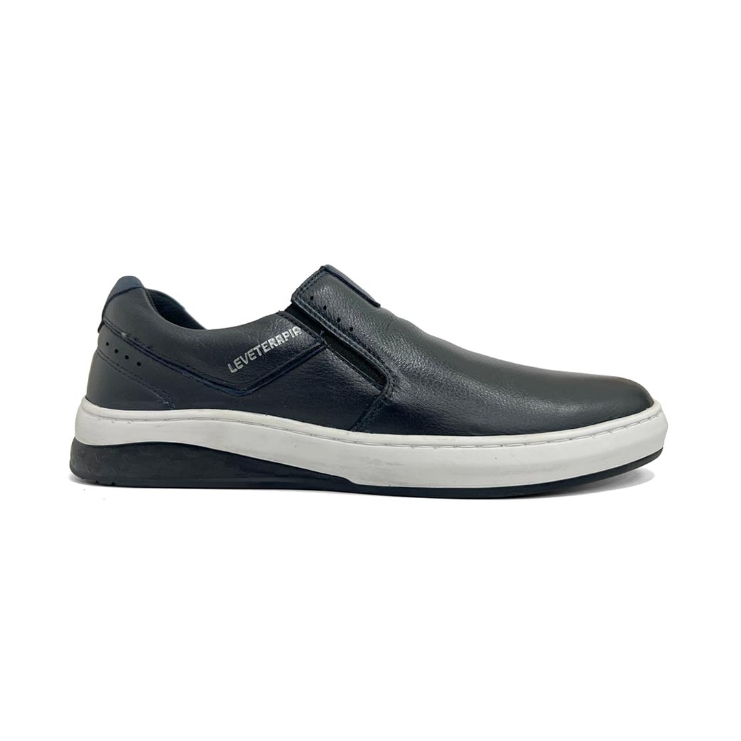 Tênis Leveterapia Casual Masculino Couro 45702 Marine Tênis Leveterapia Casual Masculino Couro 45702 Marine