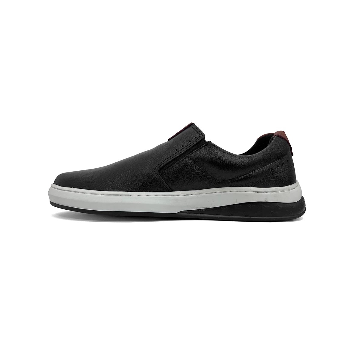 Tênis Leveterapia Casual Masculino Couro 45702 Preto Tênis Leveterapia Casual Masculino Couro 45702 Preto