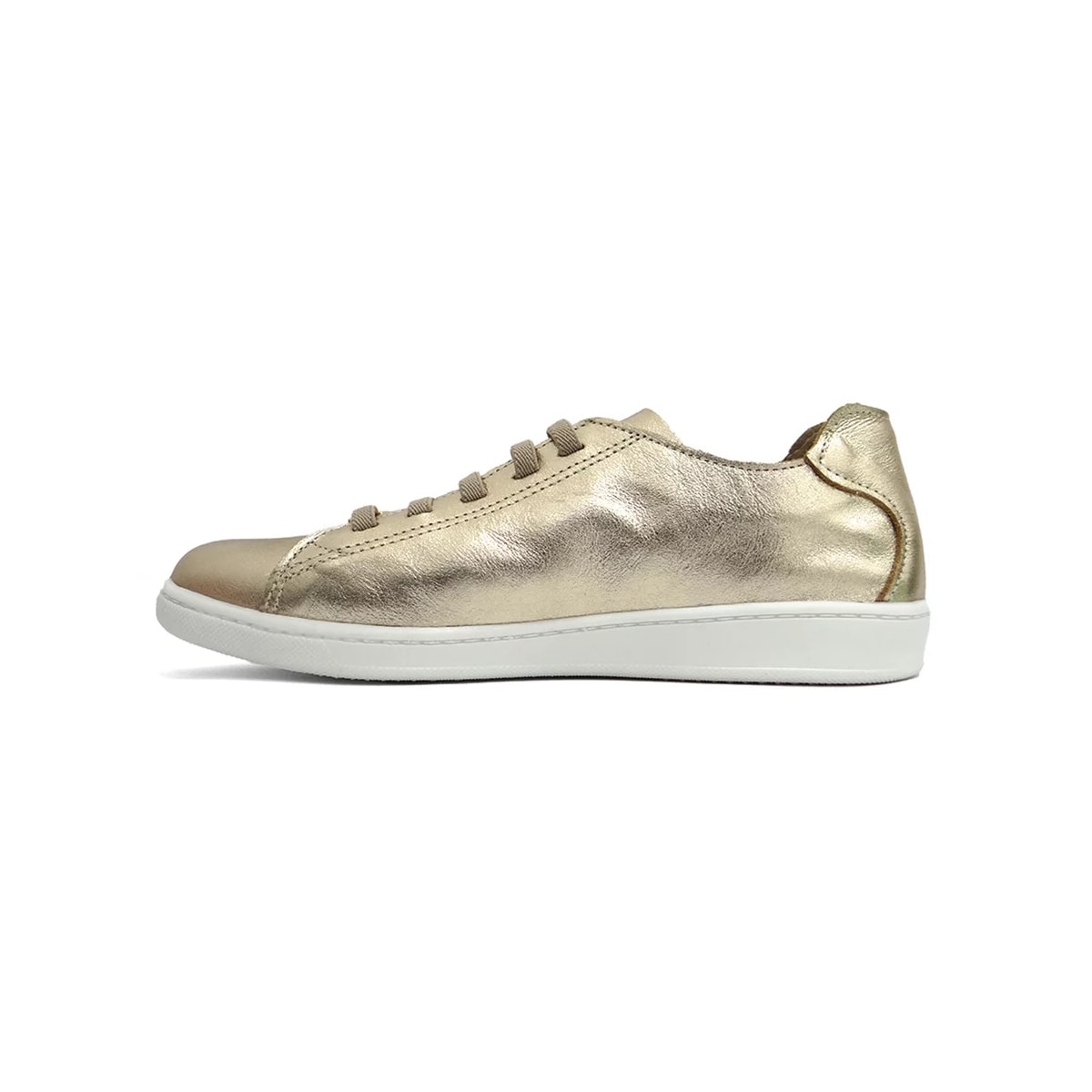 Tênis Marina Mello Casual De Couro 12031 Ouro Light Tênis Marina Mello Casual De Couro 12031 Ouro Light