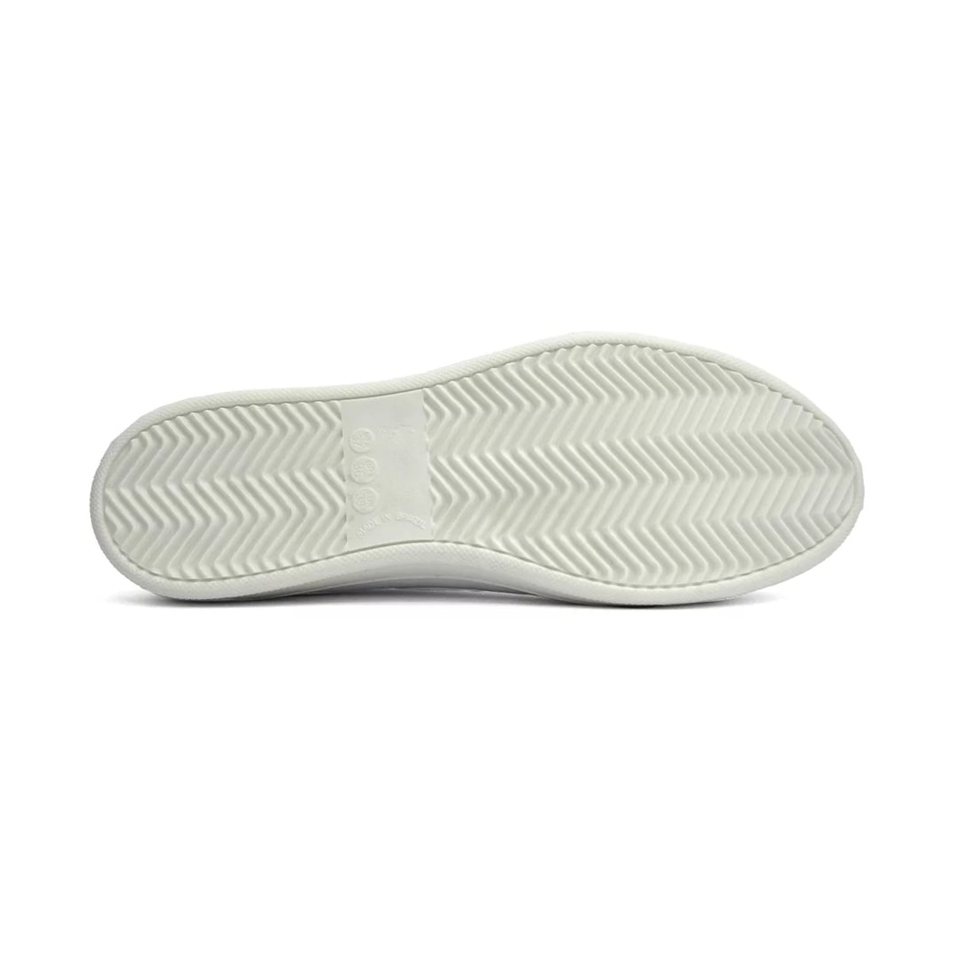 Tênis Marina Mello Casual De Couro 12031 Ouro Light