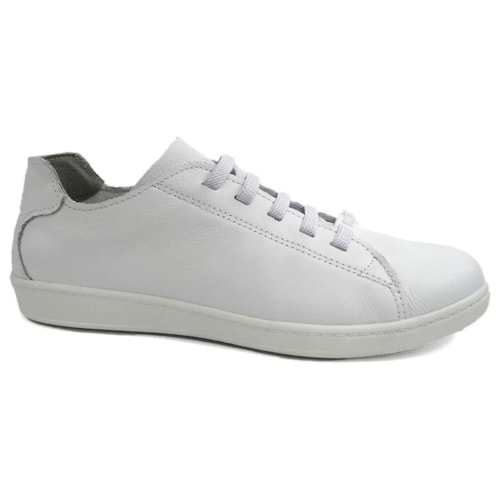 Tenis Marina Mello Casual De Couro 12031S Branco