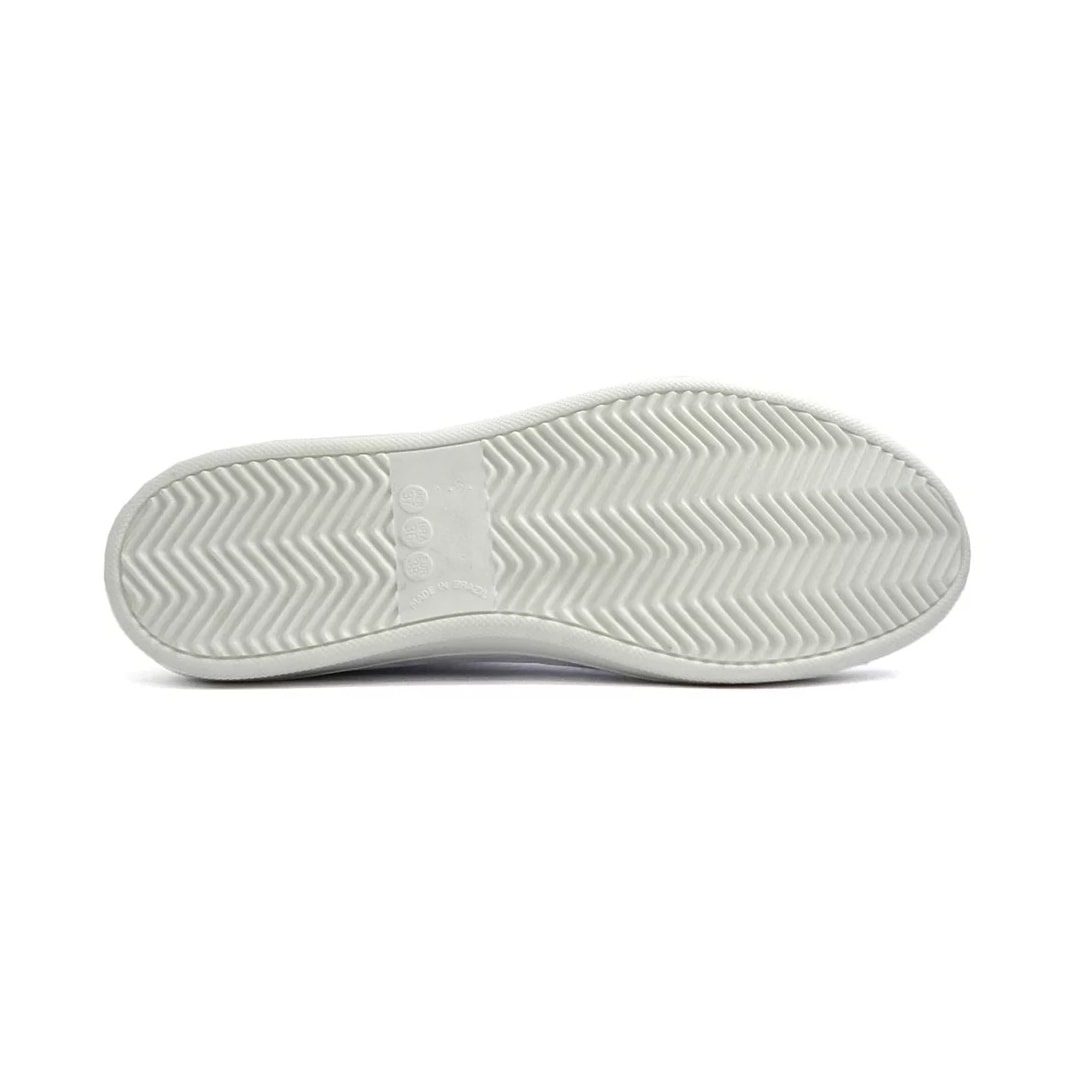 Tênis Marina Mello Casual De Couro 12031S Branco