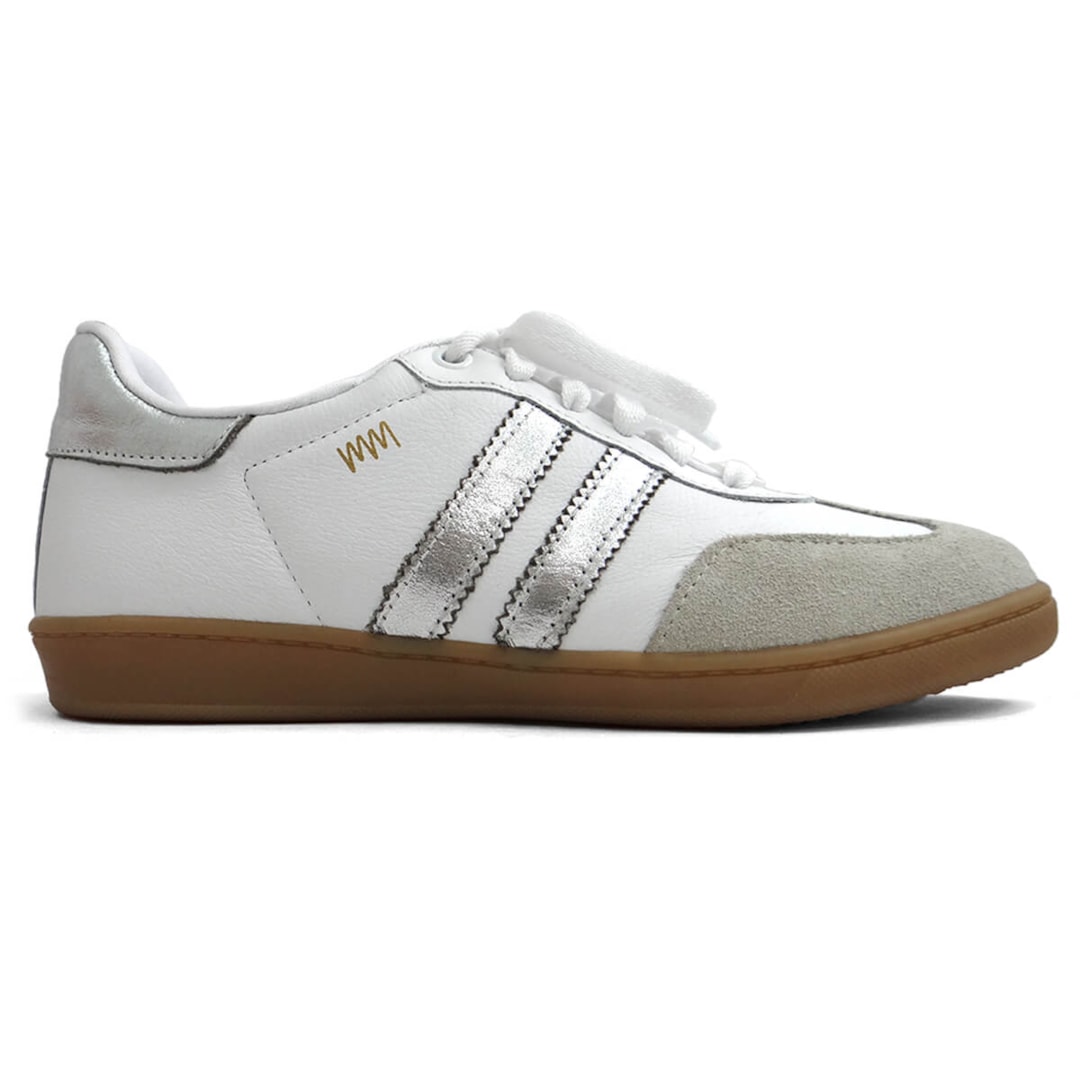 Tênis Marina Mello Casual De Couro 12154S Branco Tênis Marina Mello Casual De Couro 12154S Branco