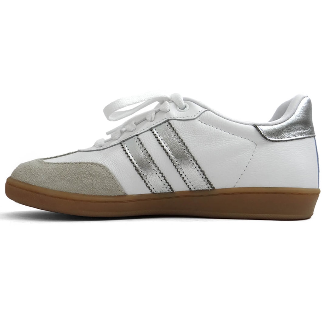 Tênis Marina Mello Casual De Couro 12154S Branco