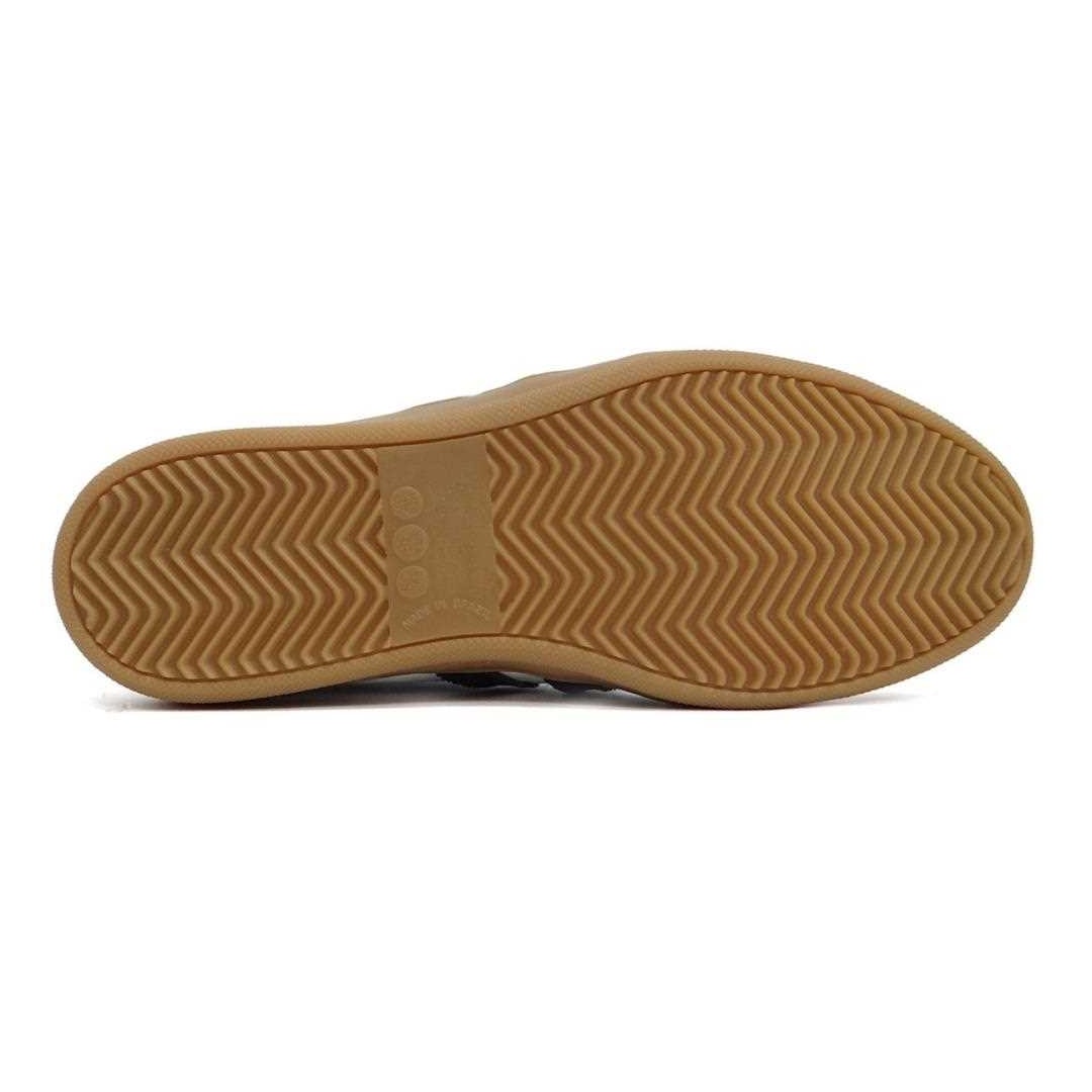 Tênis Marina Mello Casual De Couro 12154S Branco/Preto