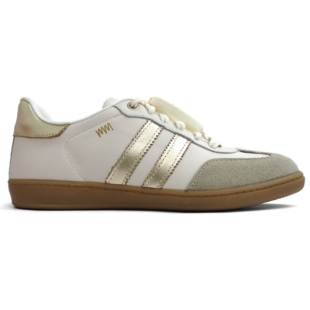 Tênis Marina Mello Casual De Couro 12154S Porcelana Tênis Marina Mello Casual De Couro 12154S Porcelana