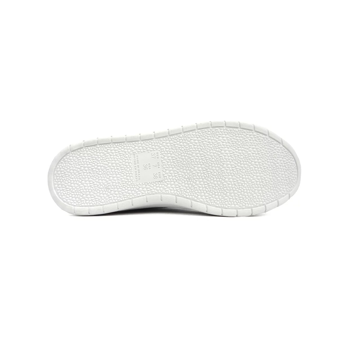 Tênis Marina Mello Casual De Couro 47026 Prata/Branco Tênis Marina Mello Casual De Couro 47026 Prata/Branco