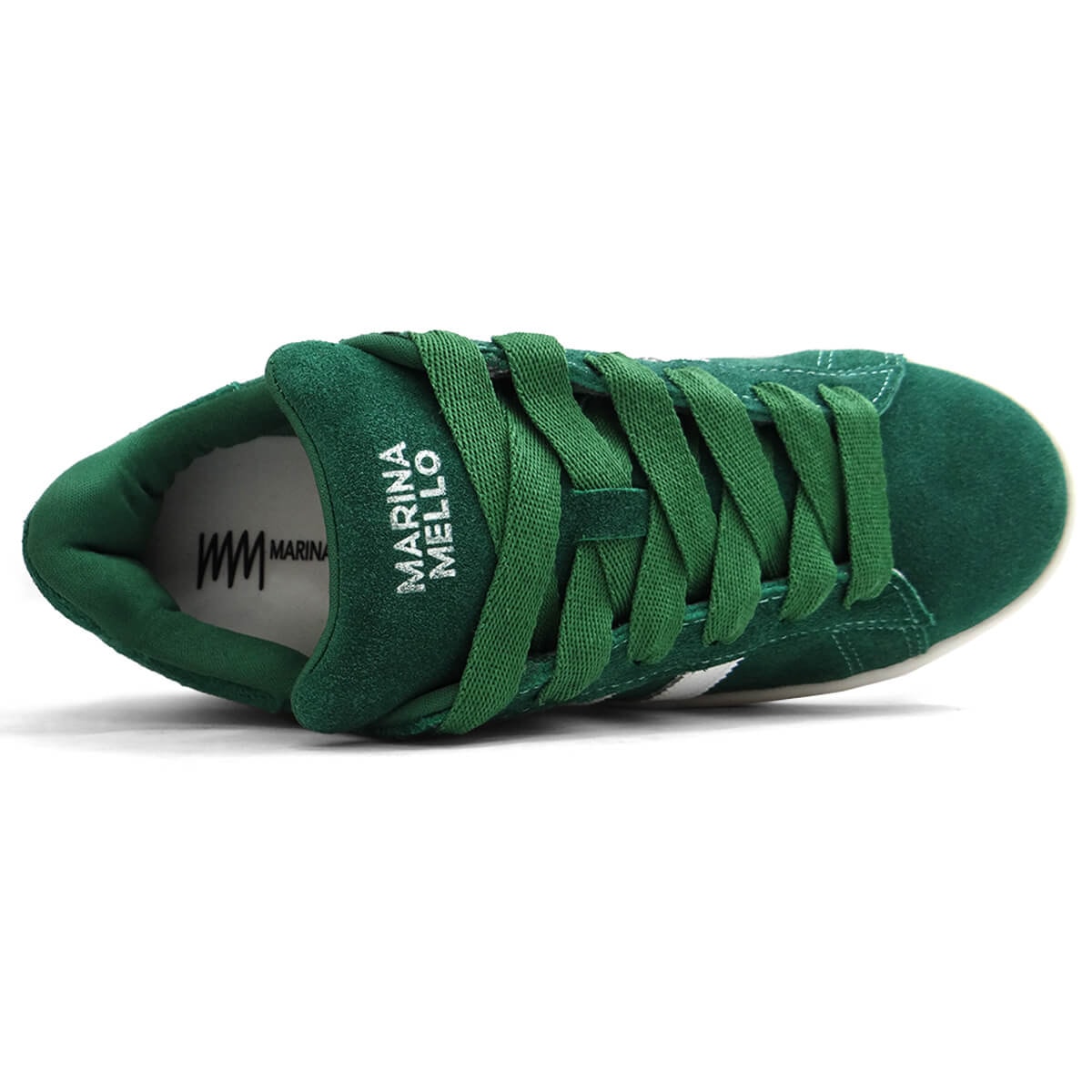 Tênis Marina Mello Casual De Couro 66001Cam Verde Tênis Marina Mello Casual De Couro 66001Cam Verde