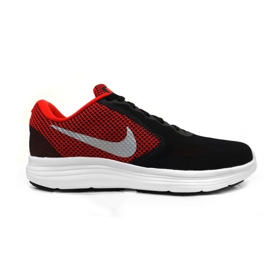 TENIS MASCULINO REVOLUTION 3 819300 - NIKE (05) - PRETO/LARANJA