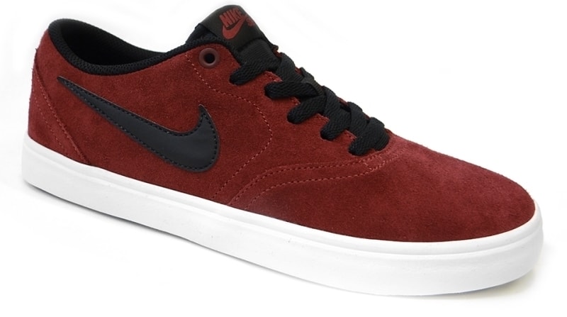 Nike sb check sales solarsoft canvas red