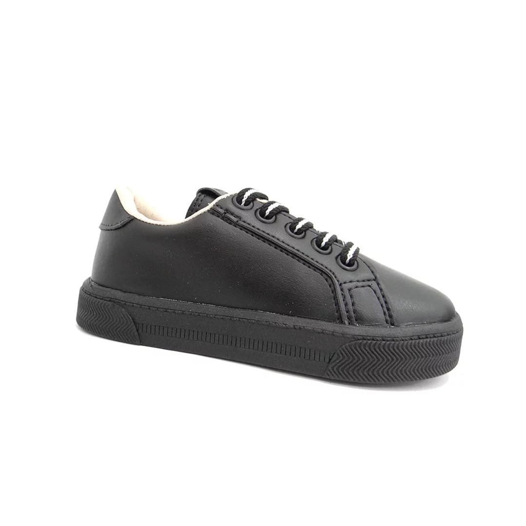 Tênis Mini Sua Cia Infatil Menina 9042.50685 Preto Tênis Mini Sua Cia Infatil Menina 9042.50685 Preto