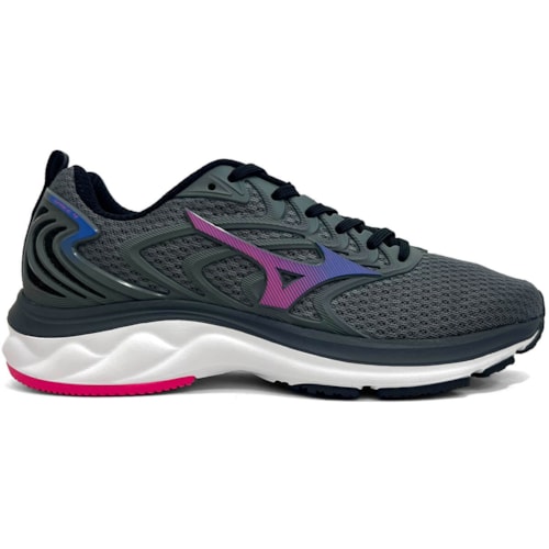 Detalhe - Tênis Mizuno Esporte Space 4 - 1 Chumbo
