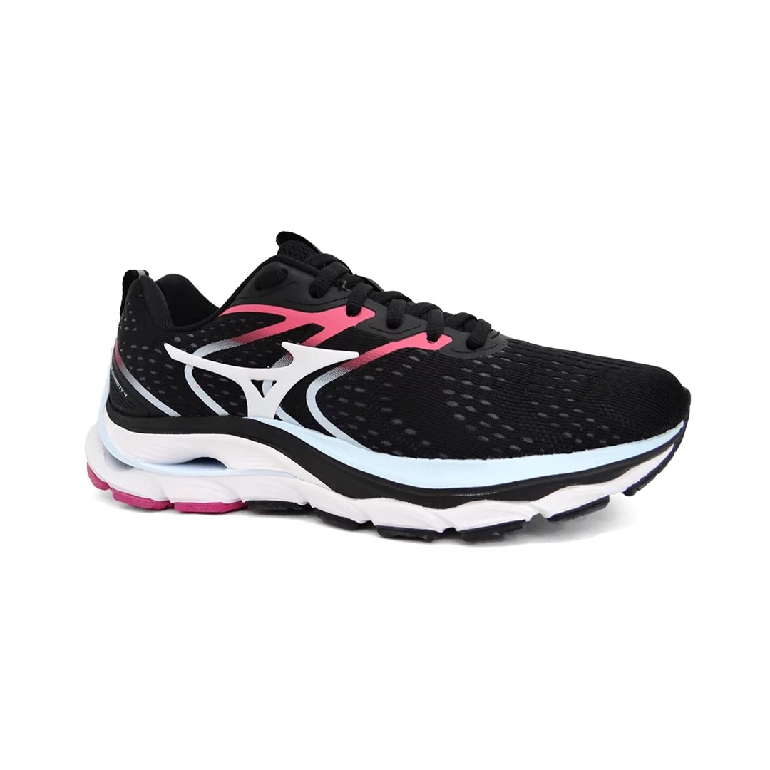 Tênis Mizuno Feminino Dinasty 4 Preto/Pink Tênis Mizuno Feminino Dinasty 4 Preto/Pink