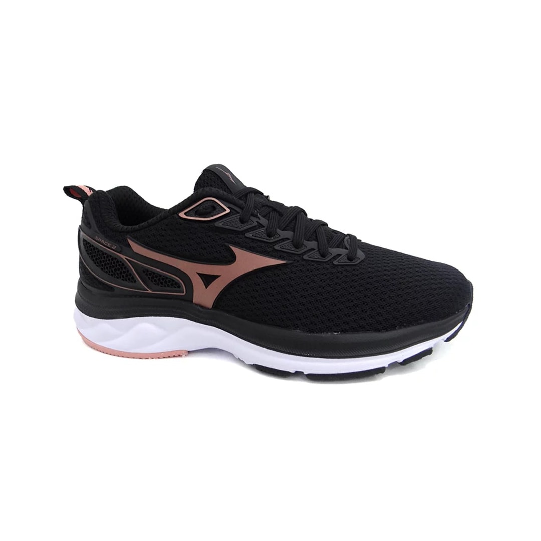 Tênis Mizuno Feminino Esporte Space 2 Preto/Rosa