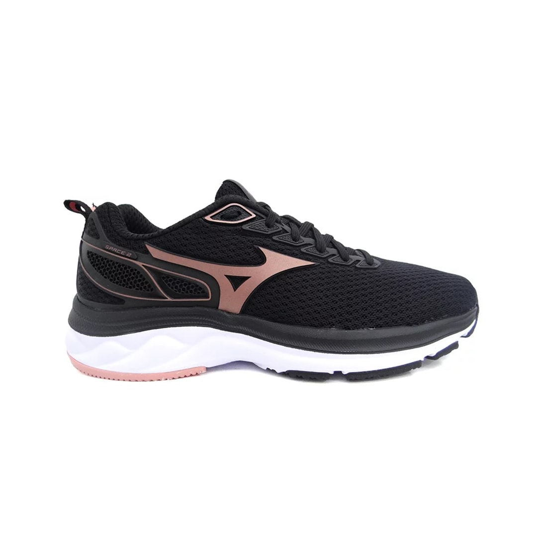 Tênis Mizuno Feminino Esporte Space 2 Preto/Rosa