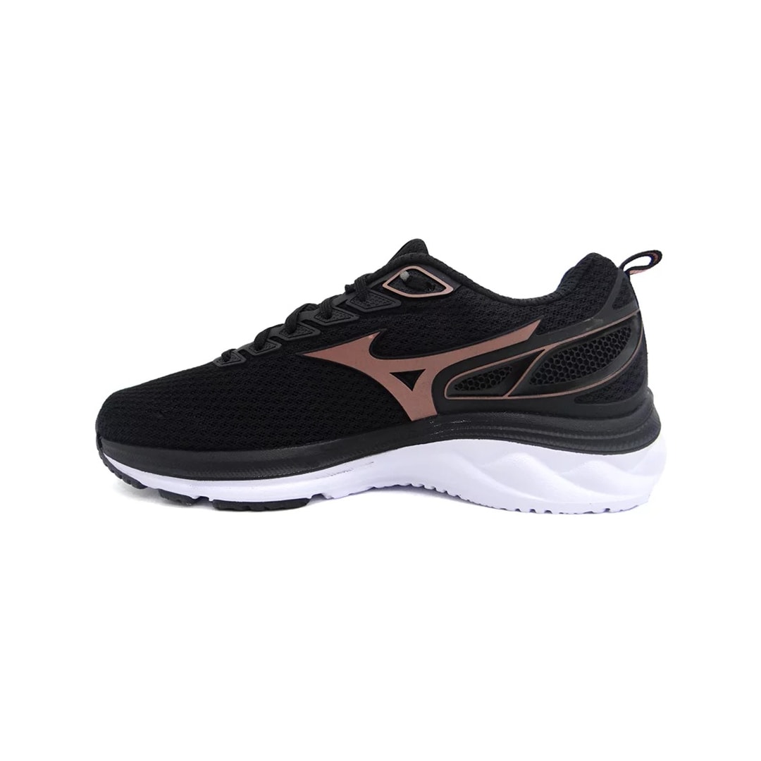 Tênis Mizuno Feminino Esporte Space 2 Preto/Rosa Tênis Mizuno Feminino Esporte Space 2 Preto/Rosa
