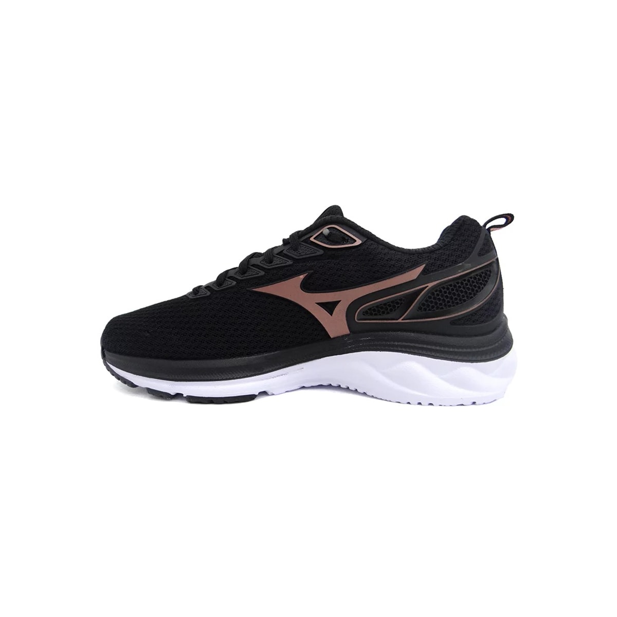 Tênis Mizuno Feminino Esporte Space 2 Preto/Rosa Tênis Mizuno Feminino Esporte Space 2 Preto/Rosa