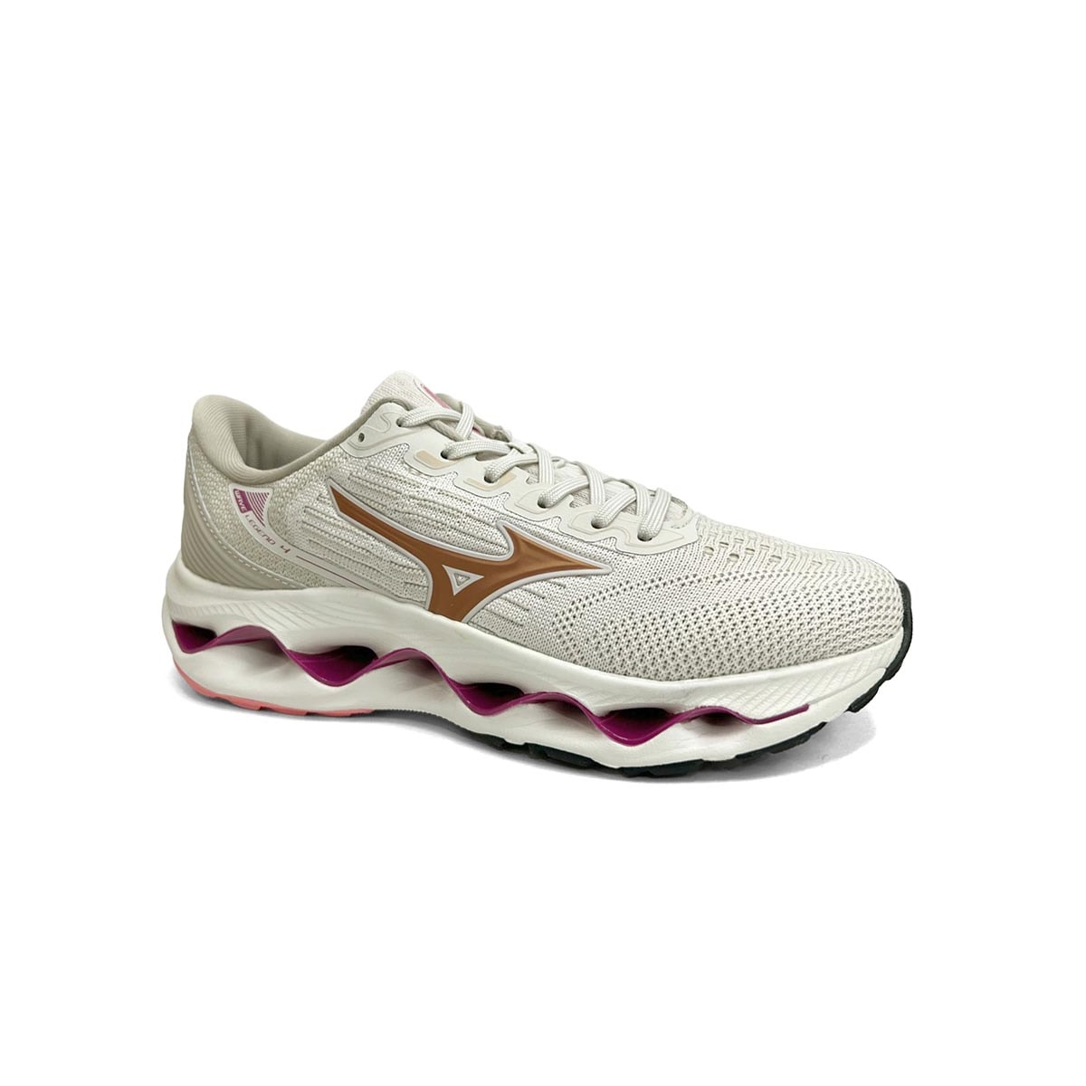 Tênis Mizuno Feminino Esporte Wave Lengend 4 Arenito Tênis Mizuno Feminino Esporte Wave Lengend 4 Arenito