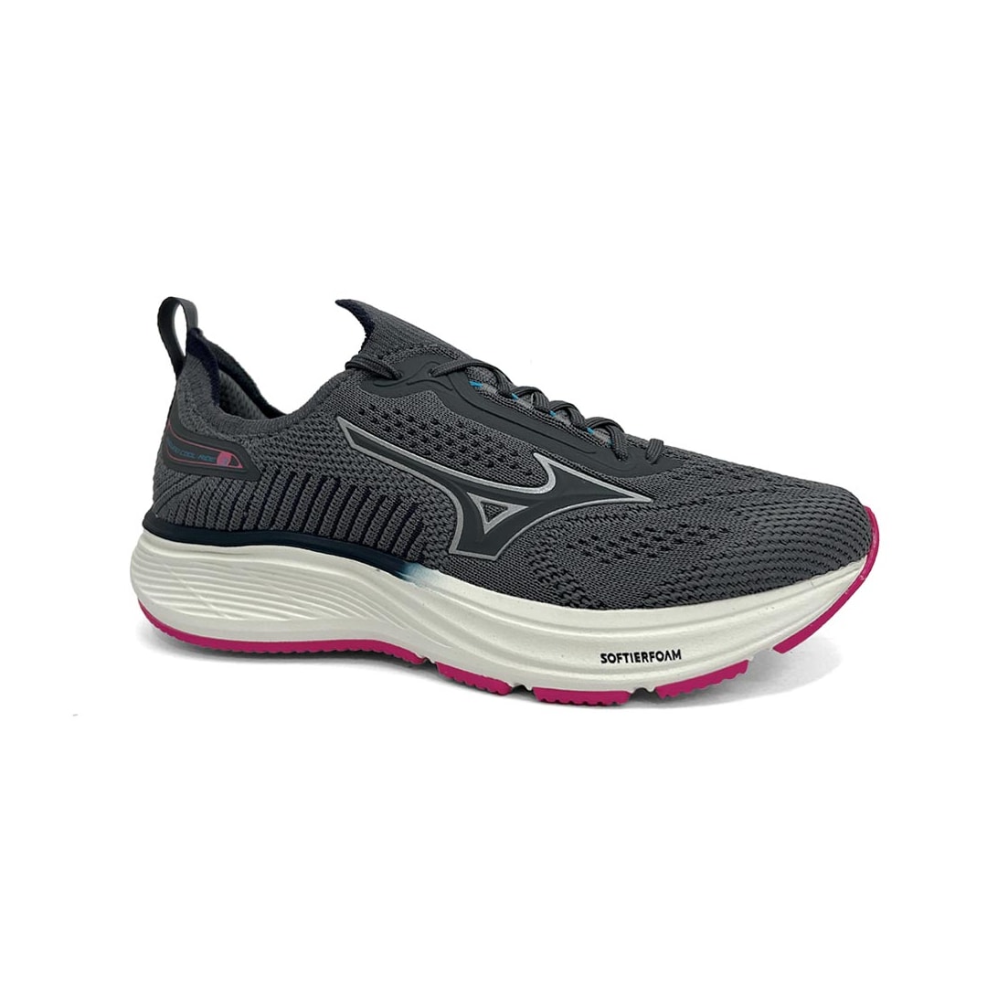 Tênis Mizuno Feminino Esportivo Cool Ride 3 Chumbo Tênis Mizuno Feminino Esportivo Cool Ride 3 Chumbo