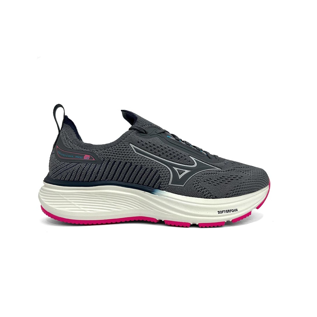 Tênis Mizuno Feminino Esportivo Cool Ride 3 Chumbo