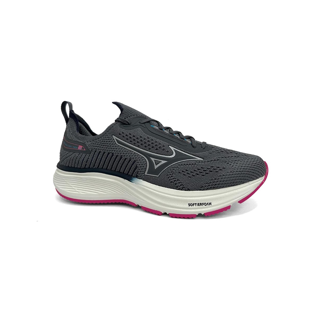 Tênis Mizuno Feminino Esportivo Cool Ride 3 Chumbo Tênis Mizuno Feminino Esportivo Cool Ride 3 Chumbo
