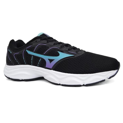 Tenis Mizuno Feminino Jet 6 Preto/Lilas