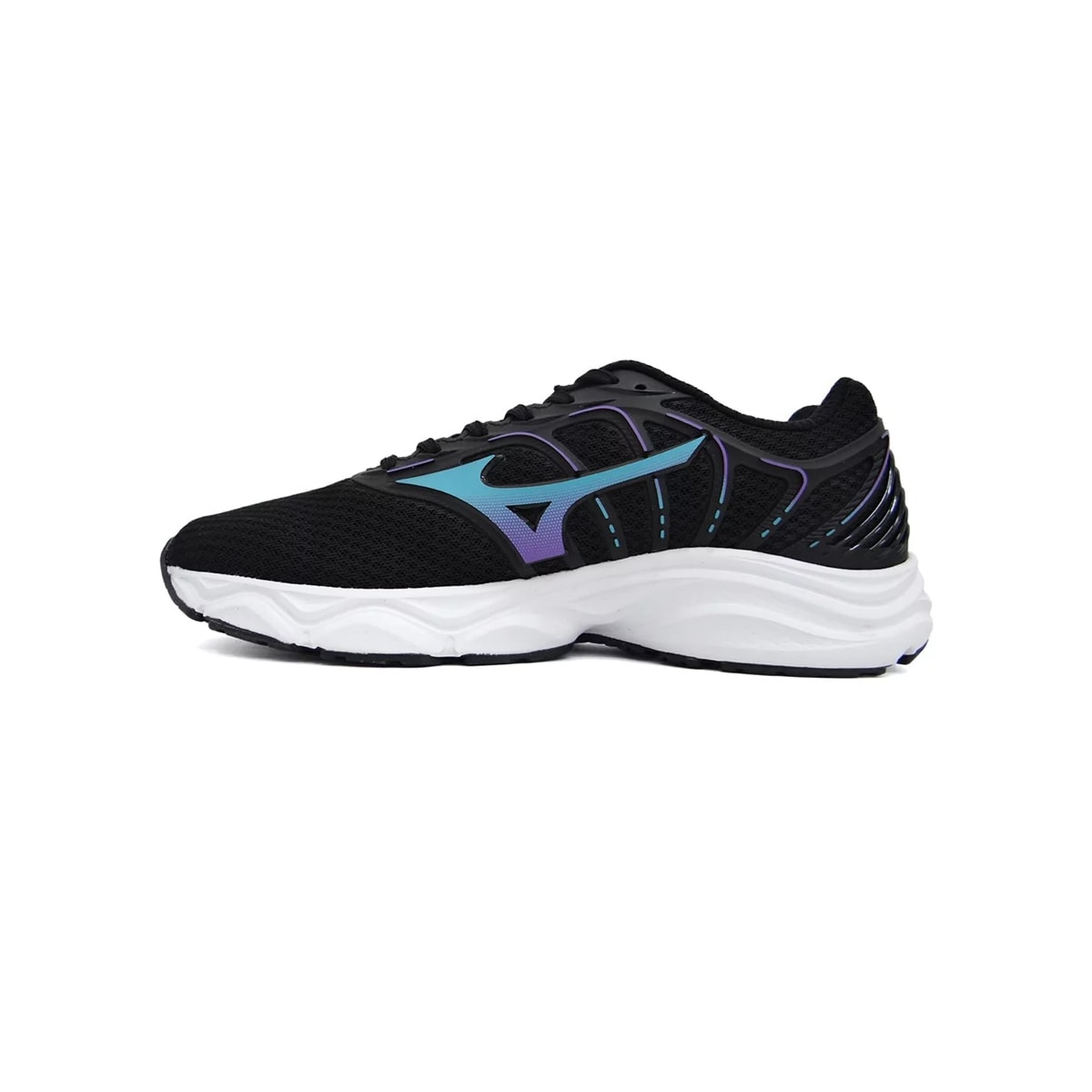 Tênis Mizuno Feminino Jet 6 Preto/Lilas Tênis Mizuno Feminino Jet 6 Preto/Lilas