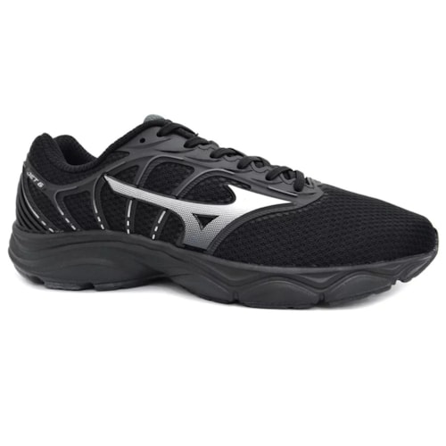 Tenis Mizuno Feminino Jet 6 Preto/Preto