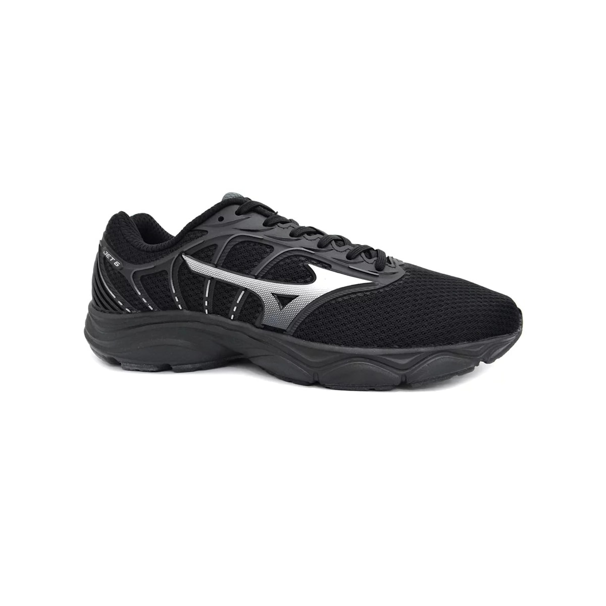 Tênis Mizuno Feminino Jet 6 Preto/Preto Tênis Mizuno Feminino Jet 6 Preto/Preto