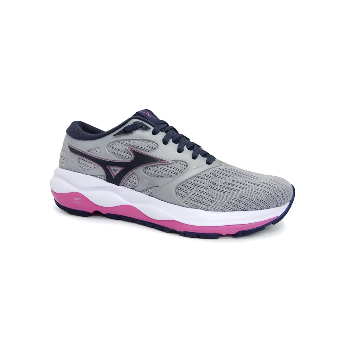 Tênis Mizuno Feminino Wave Falcon 3 Cinza Claro Tênis Mizuno Feminino Wave Falcon 3 Cinza Claro