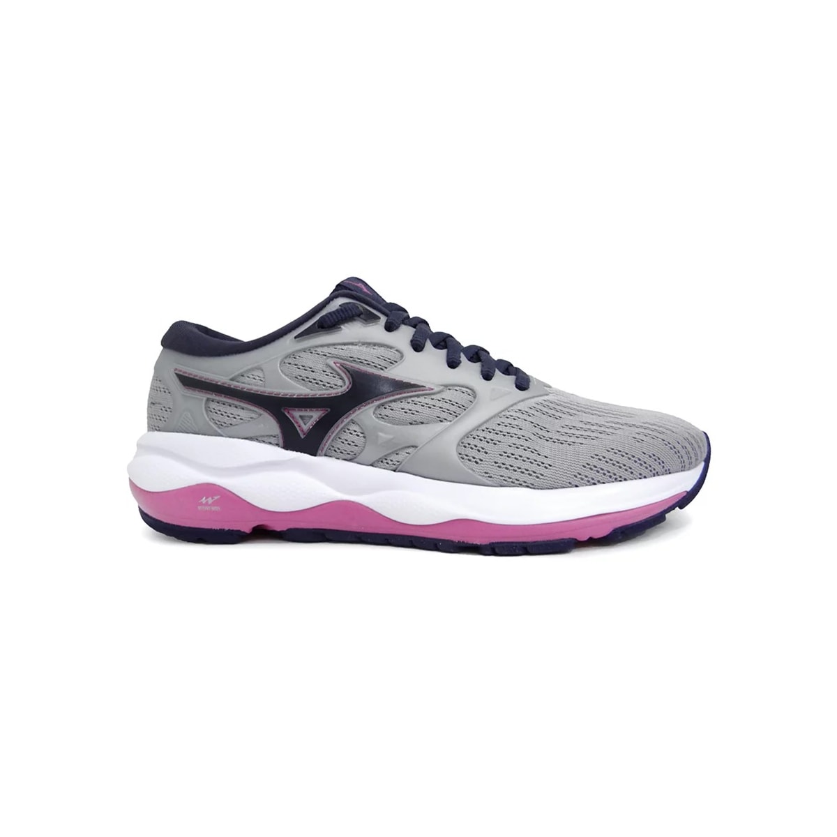Tênis Mizuno Feminino Wave Falcon 3 Cinza Claro Tênis Mizuno Feminino Wave Falcon 3 Cinza Claro