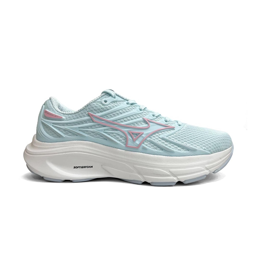Tênis Mizuno Jet 8 F Esportivo Feminino Azul Claro